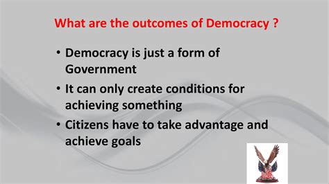 Outcomes Of Democracy Class 10th Political Science