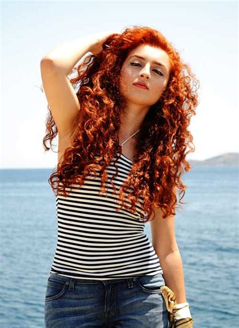 20 Long Red Curly Hair Hairstyles And Haircuts Lovely Hairstylescom
