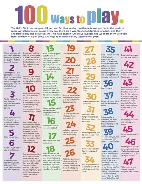 100 Ways To Play What S Your Favorite The Hello Clinic