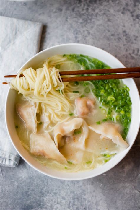 Easy Wonton Noodle Soup Recipe So Much Food