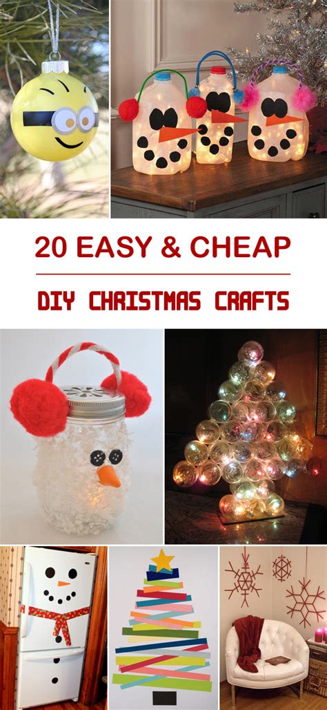 20 Easy And Cheap Diy Christmas Crafts Diy To Try
