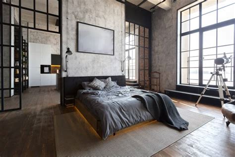 65 Industrial Style Master Bedroom Ideas Photos