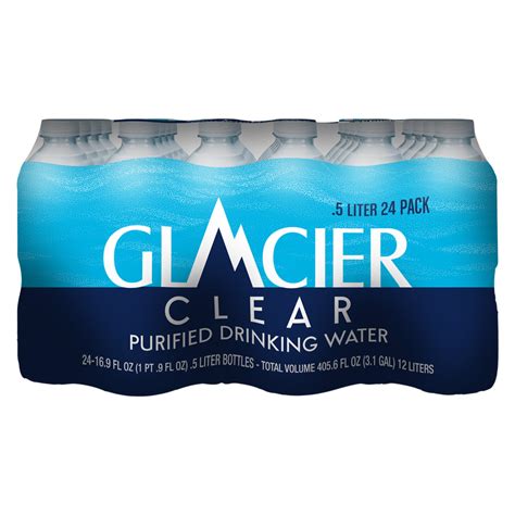 Glacier Clear Purified Drinking Water 24pk 5l Drinks Fast Delivery