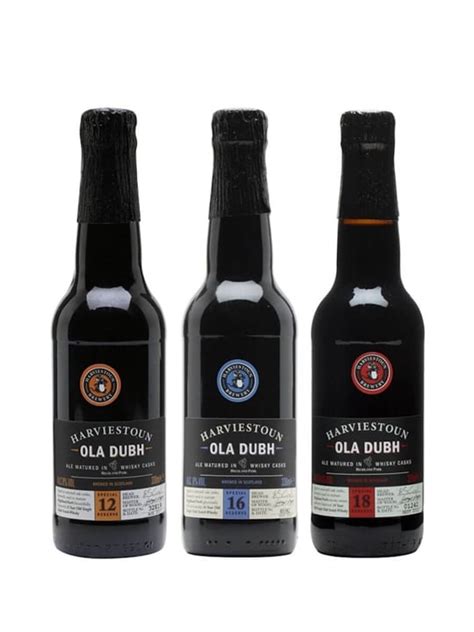 Harviestoun Ola Dubh Beer Bundle 3 Bottles The Whisky Exchange