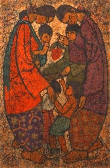 Dato' chuah thean teng was born in china in 1914, where he studied at the amoy art school. chuah thean teng - Google Search | Art, Mother and child ...