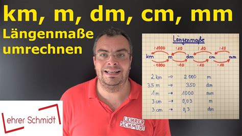 1 m = 100 cm. km - m - dm - cm - mm | Maßeinheiten - Längenmaße ...