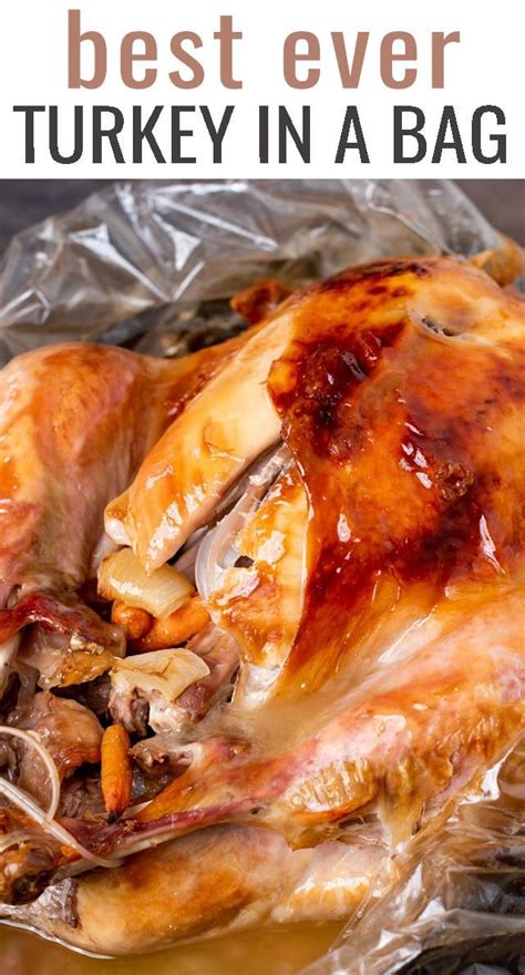 how to roast juicy turkey in a bag recipe thanksgiving cooking cooking turkey turkey