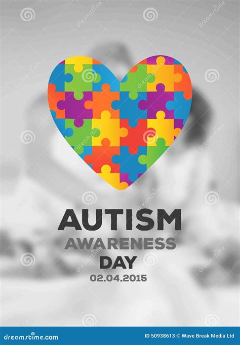 Autism Awareness Design Vector Stock Vector Illustration Of Puzzle