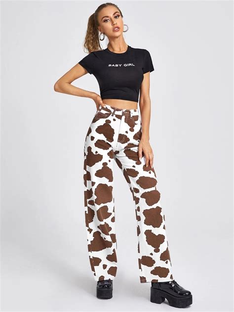 Fashion Trend Alert Cow Print Jeans The Streets Fashion And Music