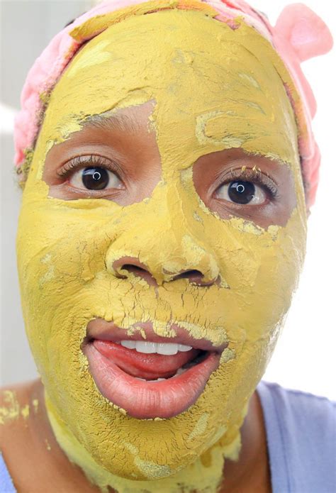 Detoxifying Turmeric Acne Face Mask Savvy Naturalista Face Acne