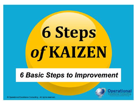 Ppt Six Steps Of Kaizen 215 Slide Ppt Powerpoint Presentation Pptx