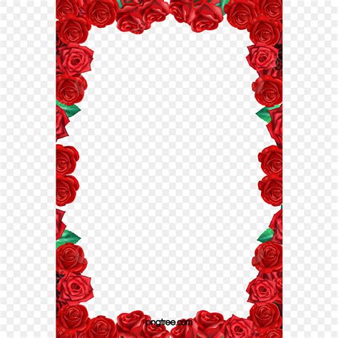 Red Roses Border Vector Design Images Rose Border Rose Clipart Red