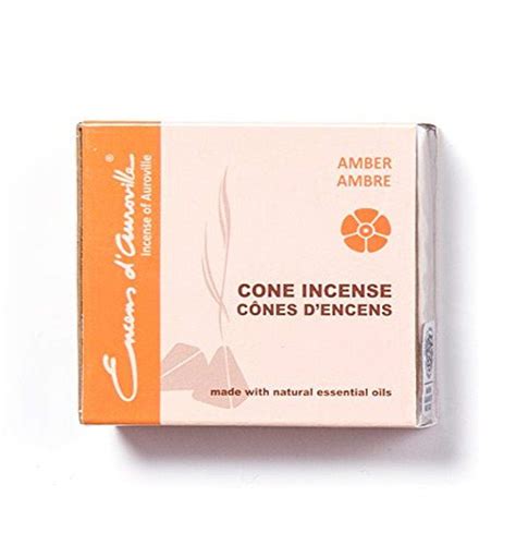 maroma eda cone incense amber gold 10 count home and kitchen