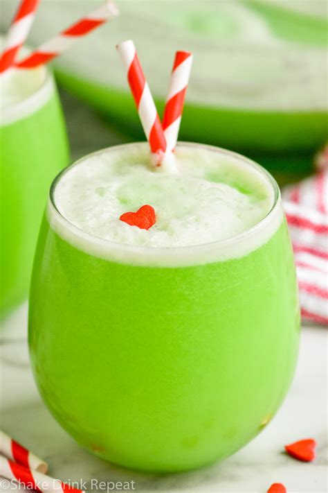 Grinch Punch Shake Drink Repeat