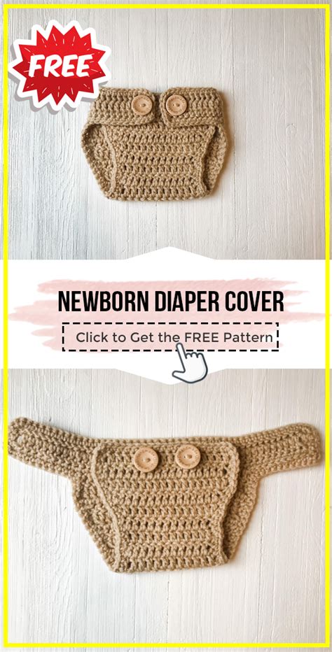 Crochet Newborn Diaper Cover Free Pattern Crochet Newborn Diaper