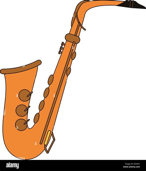 Saxophone Musical Instrument Icon Image Stock Vector Image And Art Alamy