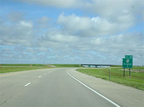 North Dakota Interstate 29 Northbound Cross Country Roads