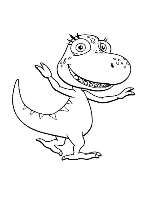 Your kid might recollect seeing these in one of the jurassic park movie. Dinosaur Train coloring pages