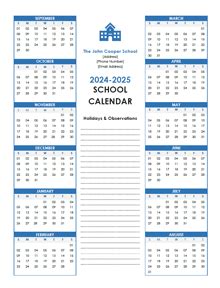 2024 2025 Academic Calendar Printable Free - Loria Raychel