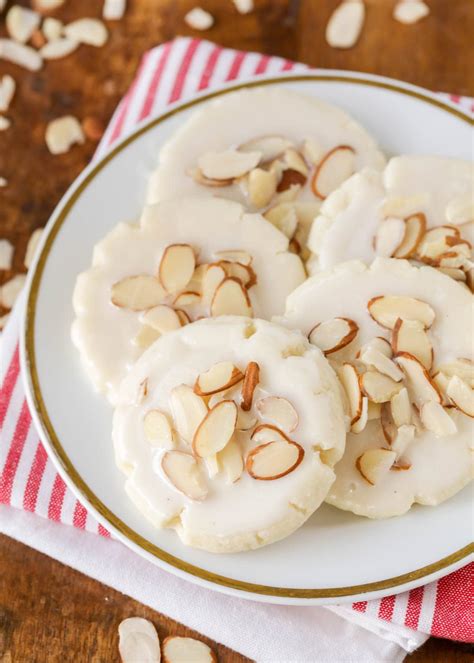 Easy Almond Cookies With Glaze Lil Luna