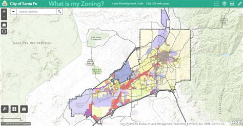 Santa Fe Nm Zip Code Map