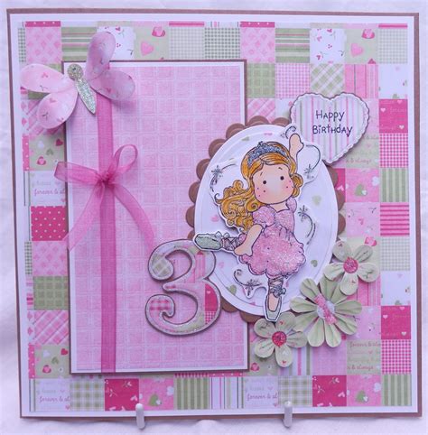 A Little Bit Of Sparkle Little Girls 3rd Birthday Card