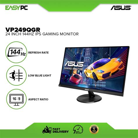 Asus Vp249qgr 24” 144hz Ips Gaming Monitor Asus Vp249qgr Gaming