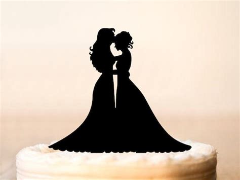 Lesbian Wedding Cake Topper Lesbian Same Sex Cake Topper
