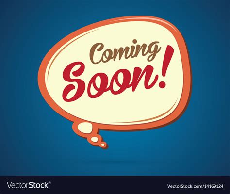 Coming Soon Text In Balloons Royalty Free Vector Image