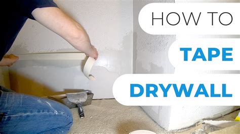How To Tape Drywall Joints Youtube