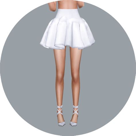 Big Flare Mini Skirt At Marigold Sims 4 Updates