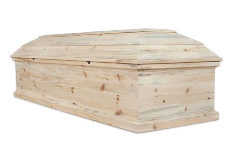 Casket Shell Unfinished Pine Solid Wood Casket Builder Supply