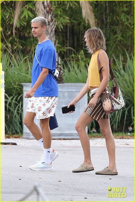 Romeo Beckham Cuddles Up With Girlfriend Mia Regan On A Boat In Miami