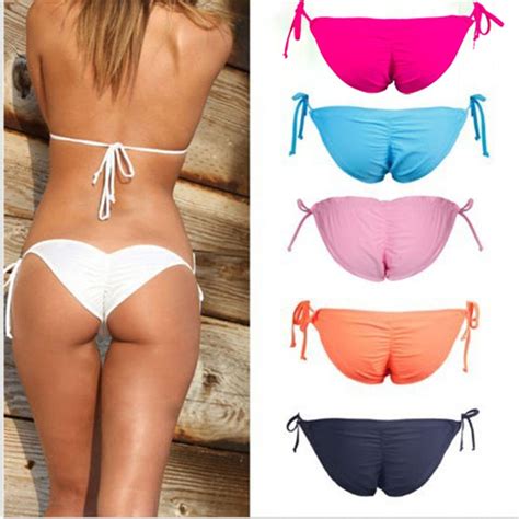 Brazilian Bikini Bottoms Tanga 2015 New Summer Style Womens Lady Sexy