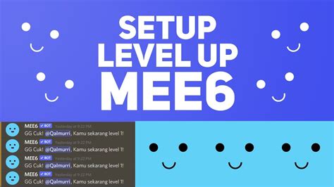 Setup Level Mee6 Discord Youtube