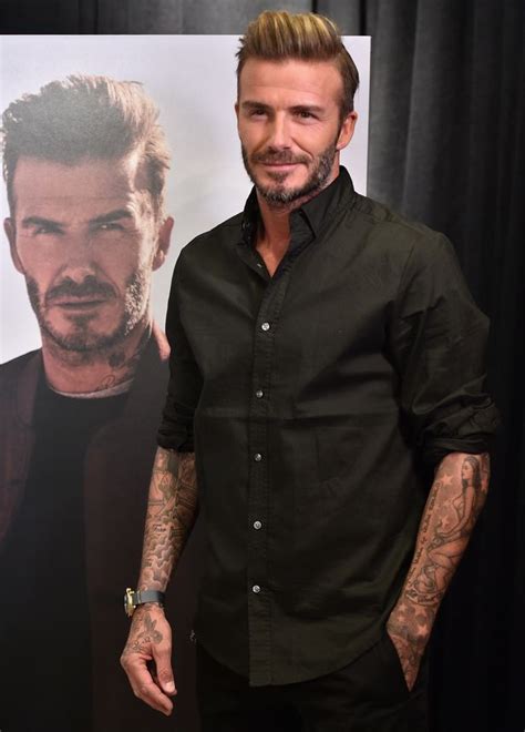 David Beckham Smoulders In All Black Outfit As He Launches New Handm