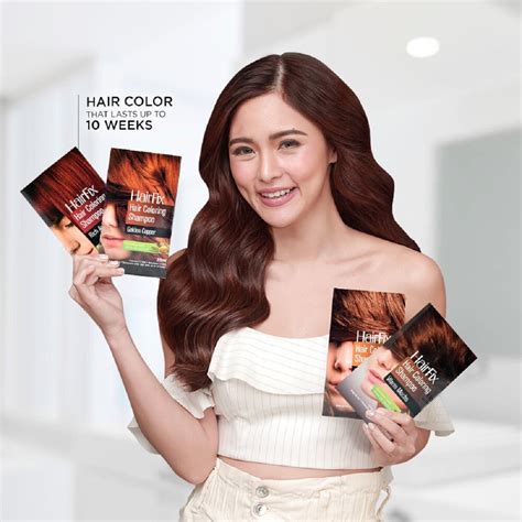 Hairfix, natural black hair color shampoo 35ml