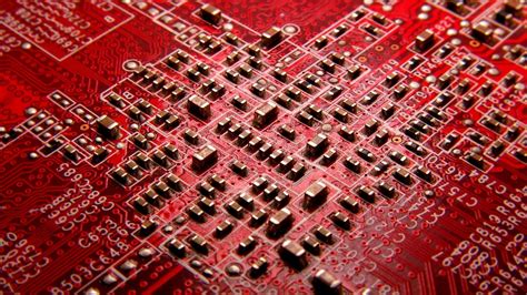 Hardware Red Circuit Boards Pcb Wallpapers Hd Desktop And Mobile