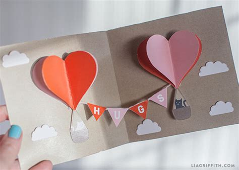 Lia Griffith Diy Valentine Pop Up Card