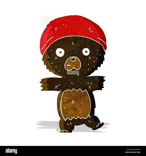 Cartoon Cute Black Teddy Bear Stock Vector Image And Art Alamy