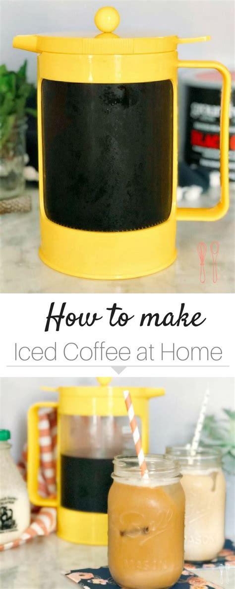A Yellow Coffee Mug With A Chalkboard On It And The Words How To Make