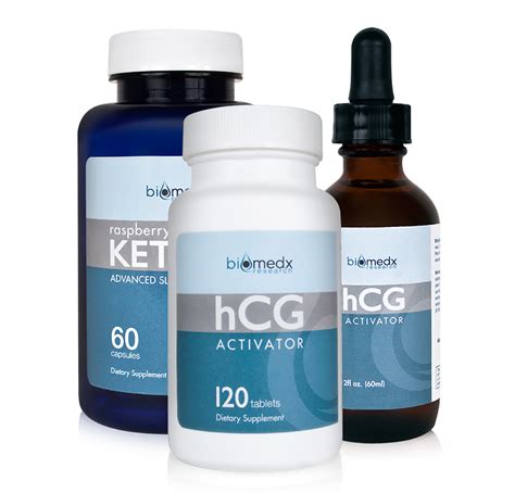 Hcg Activator And Himbeer Keton Sparpaket Biomedx Research