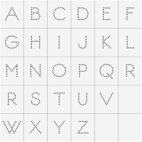 10 Best Free Printable Tracing Alphabet Letters Printablee Free Printable