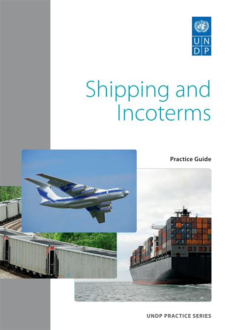 PDF Shipping And Incoterms Undp Org ShiPPing And IncOterMS