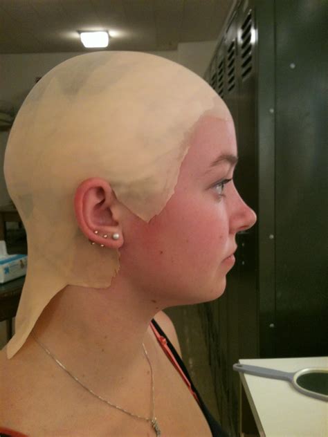 Audrey Surprenant Makeup Bald Cap