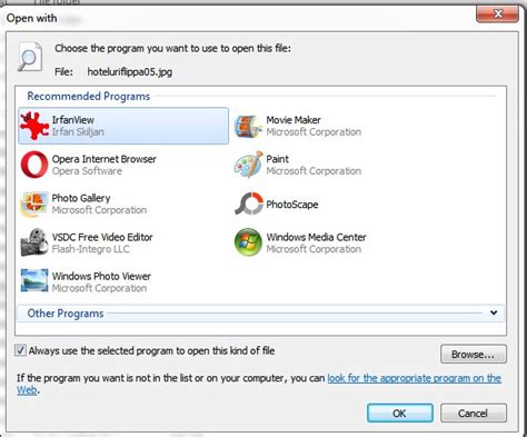 How To Change The Default Program A File Opens With In Windows 7