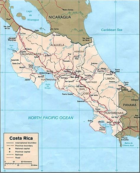 Mapa De Costa Rica Mapas Mapamapas Mapa