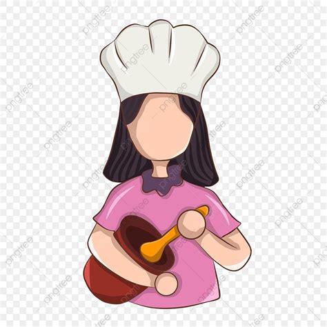 Chef Bakery PNG Image Chef Bakery Girl Wering Pink Shirt Png Bakery