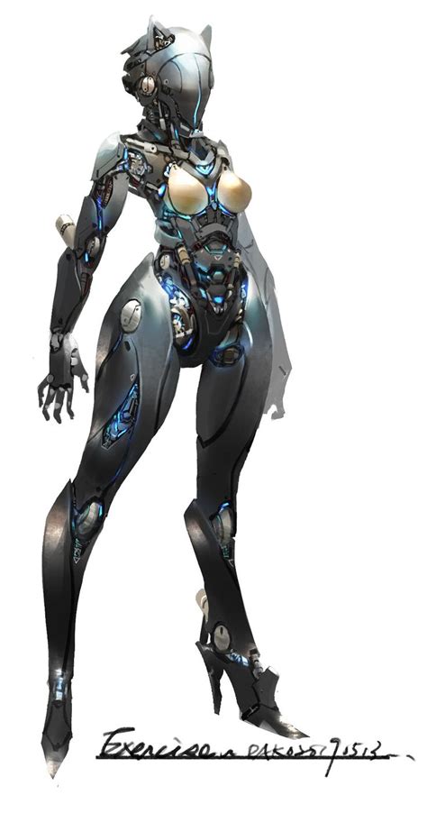 20190513 Hu Dako Female Robot Robot Concept Art Fantasy Character