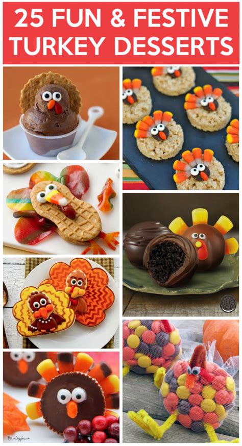 25 Yummy Turkey Desserts To Make Kids Activities Blog